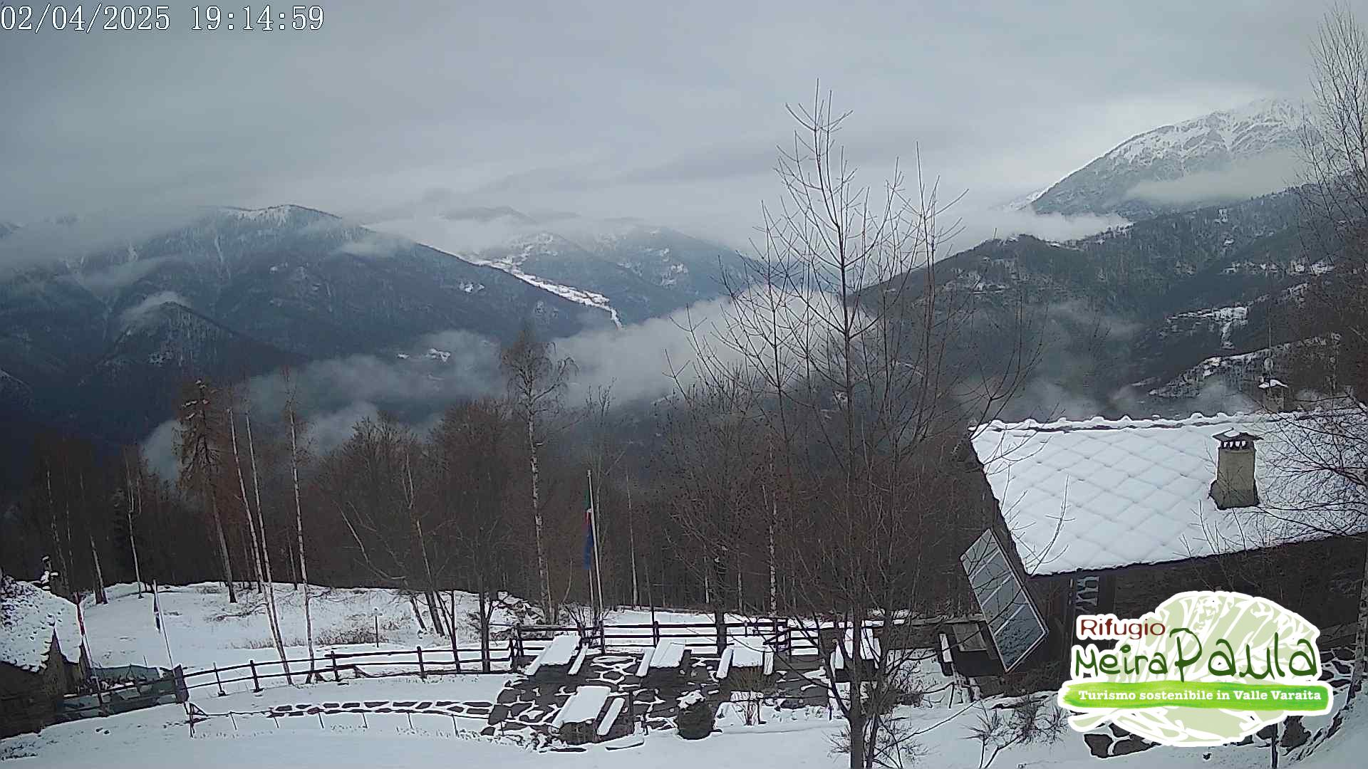 webcam Sampeyre - rifugio Meira Paula